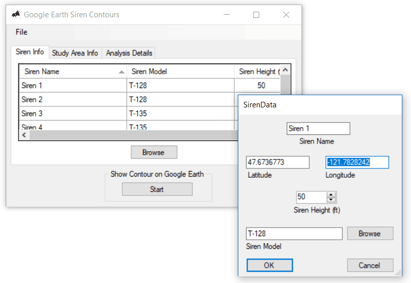 An example of our modeling software
